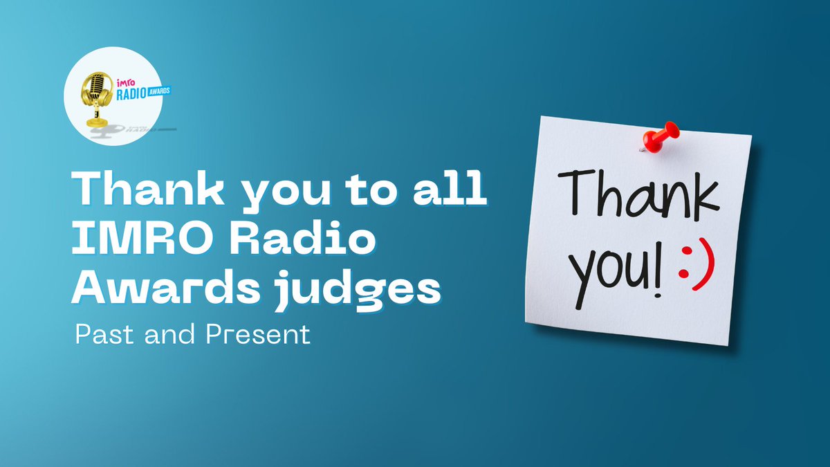 IMRORadioAwards's tweet image. There's no #IMRO25 Awards without our incredible judges who have helped shape the awards into what they are today.
This year, we’ve refreshed the judging panel to bring in new perspectives and ensure the awards reflect the diversity and innovation of the Irish radio industry.