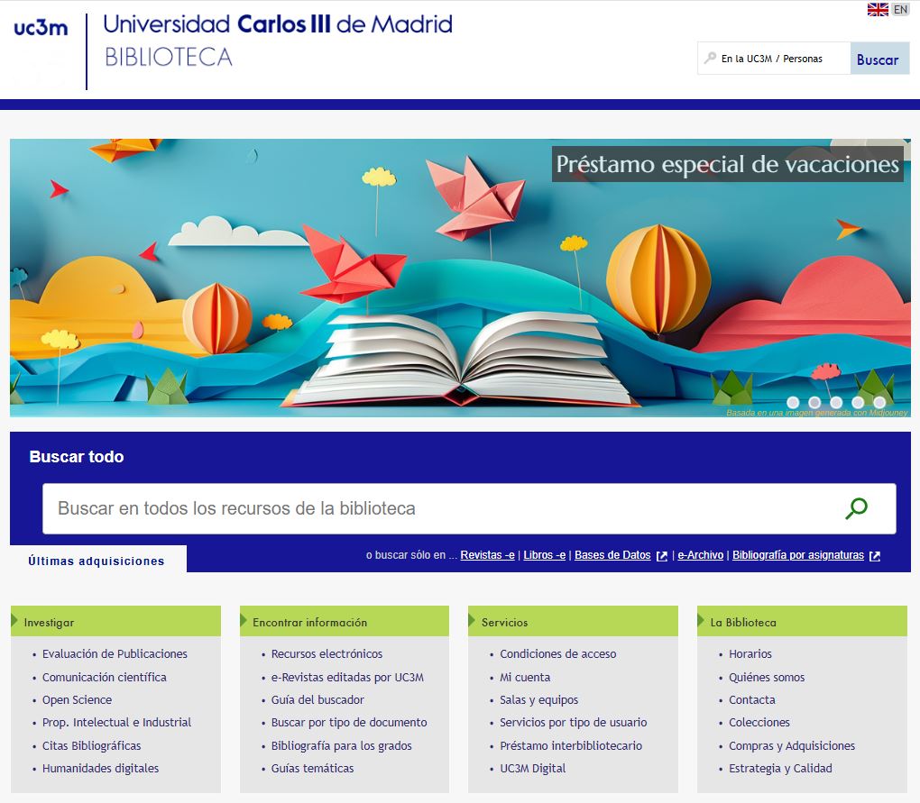 uc3mbiblioteca's tweet image. ¿Vendrás el curso que viene a la UC3M?
Te damos la bienvenida a la Biblioteca uc3m.es/biblioteca/ini…