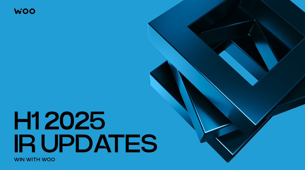 _WOO_X's tweet image. The WOO H1 investor update is LIVE
Some key highlights ⬇️
🟢$42M revenue projected for FY2025 (+43% YoY)
🟢630M+ WOO staked (32% of circulating supply)
🟢WOOFi now live on 18 chains
Here's a mini-thread: