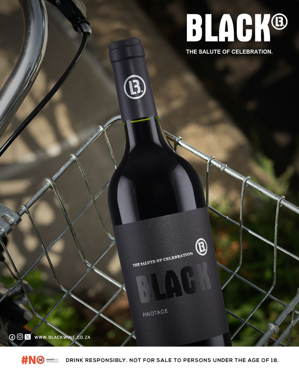 Preparing for a good weekend? Don't forget the BLACK!
BLACK Wines: blackwines.co.za
#BlackWines #PremiumWines #Theultimatechoice