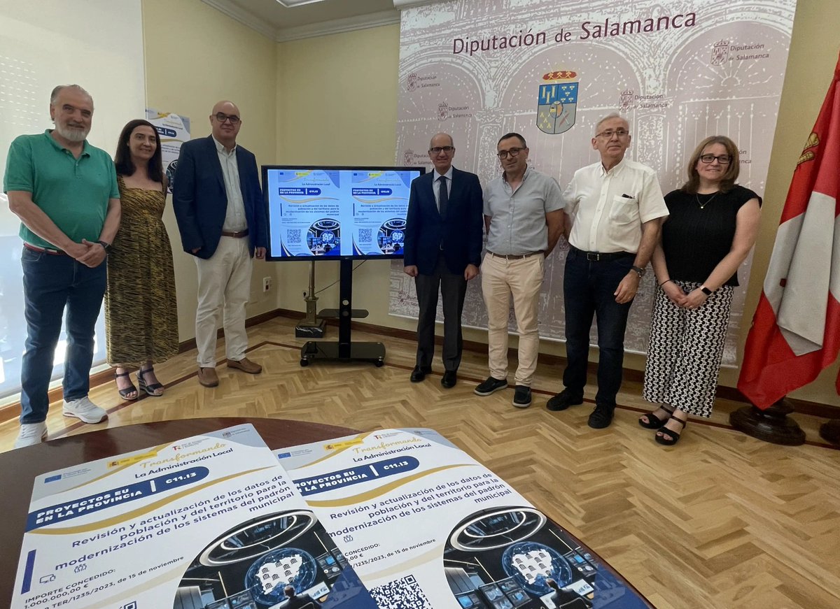 COSITAL CONSEJO GENERAL (@cositalcg) on Twitter photo 📊 La <a href="/dipusalamanca/">dipusalamanca</a> culmina con éxito la revisión de datos de población y territorio para modernizar el #PadrónMunicipal.
🤝 Destacada la colaboración con COSITAL Salamanca y el papel clave de los secretarios. 📊 La <a href="/dipusalamanca/">dipusalamanca</a> culmina con éxito la revisión de datos de población y territorio para modernizar el #PadrónMunicipal.
🤝 Destacada la colaboración con COSITAL Salamanca y el papel clave de los secretarios.