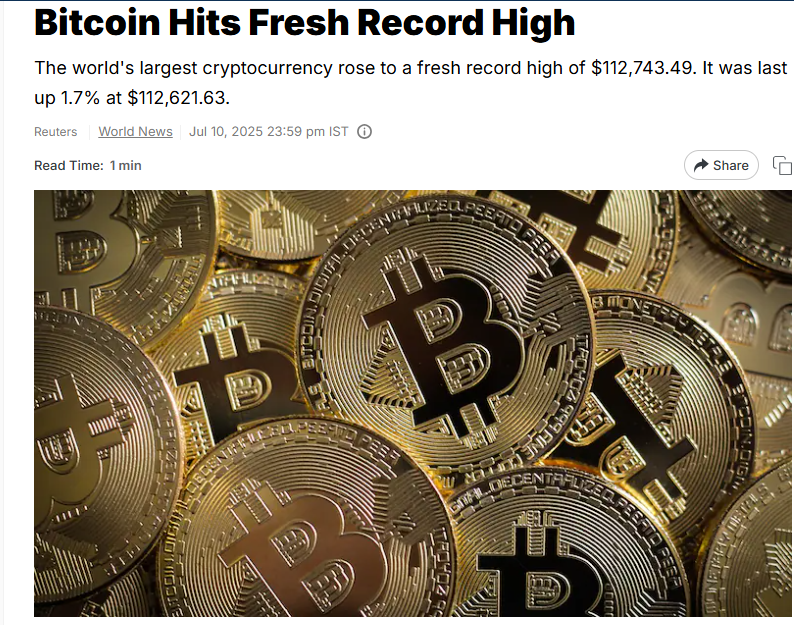 thecryptopulsee's tweet photo. π Bitcoin Smashes New All-Time High!
BTC hits $112,743.49, fueled by institutional demand and pro-crypto Trump policies.
The bull run isnβt over β it's just getting started! π₯π
#Bitcoin #BTC #CryptoNews #AllTimeHigh #BitcoinSurge #Web3 #TheCryptoPulse #UAE #Blockchain https://t.co/SPT6mIYNDj