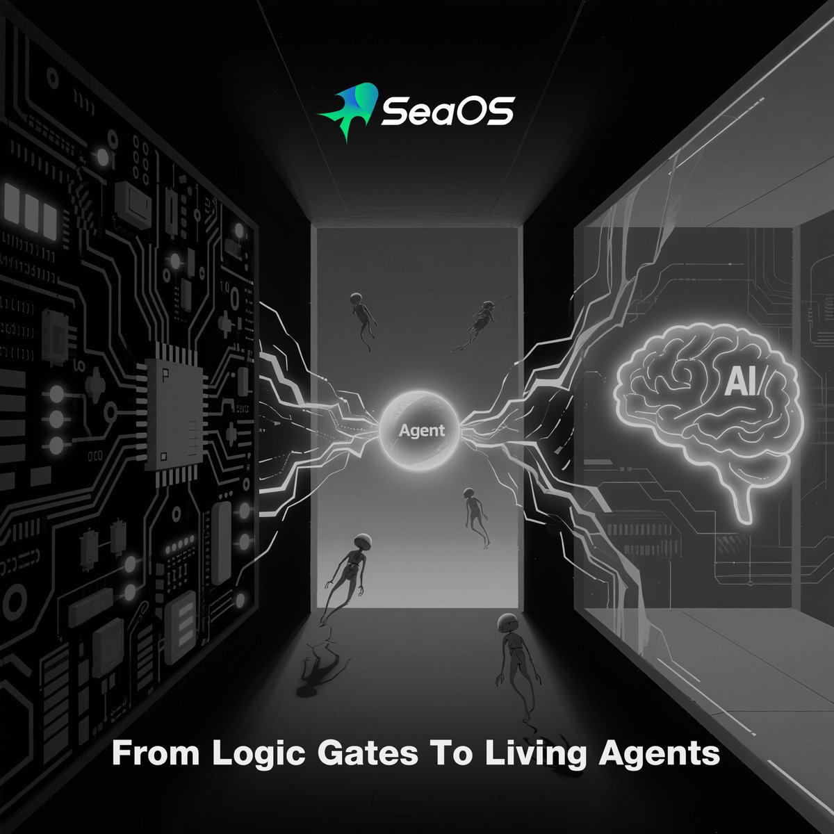 seaos_labs's tweet image. 🧠 Smart Contracts were never meant to think.
They’re logical gates. But tomorrow's systems won’t run on logic alone — they’ll run on behavior.
❌Today’s smart contracts:
Stateless
Reactive
Rigid
✅ Tomorrow’s agents:
Perceptive
Strategic
Self-evolving
This isn't a Layer 1…