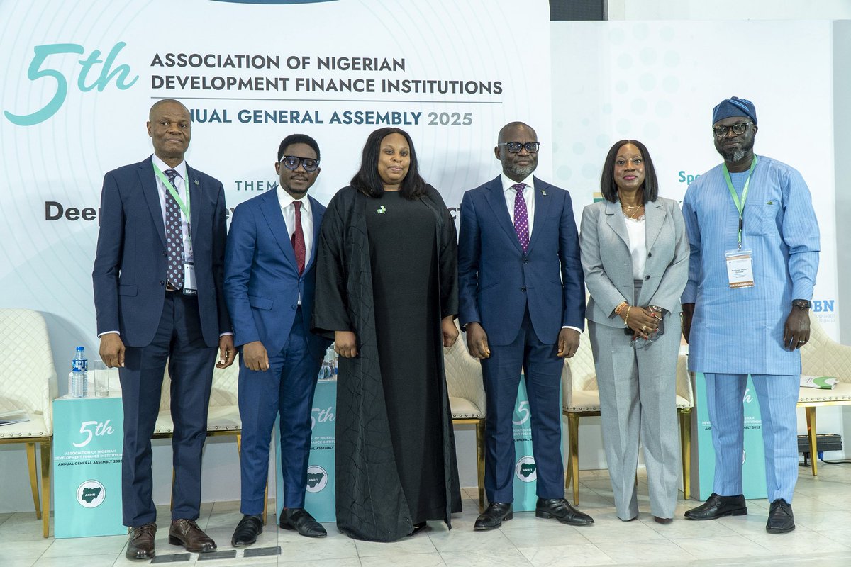 Bank of Industry, Nigeria (@boinigeria) on Twitter photo The 5th ANDFI Conference was a celebration of five years of collaboration, innovation, and impact in Nigeria’s development finance space.
Grateful to <a href="/DrDorisAnite/">Hon (Dr) Doris Nkiruka Uzoka-Anite MD,CFA</a>, our panelists, DFIs & partners.
We are shaping a more inclusive and resilient economy for Nigeria.
#ANDFI2025 The 5th ANDFI Conference was a celebration of five years of collaboration, innovation, and impact in Nigeria’s development finance space.
Grateful to <a href="/DrDorisAnite/">Hon (Dr) Doris Nkiruka Uzoka-Anite MD,CFA</a>, our panelists, DFIs & partners.
We are shaping a more inclusive and resilient economy for Nigeria.
#ANDFI2025