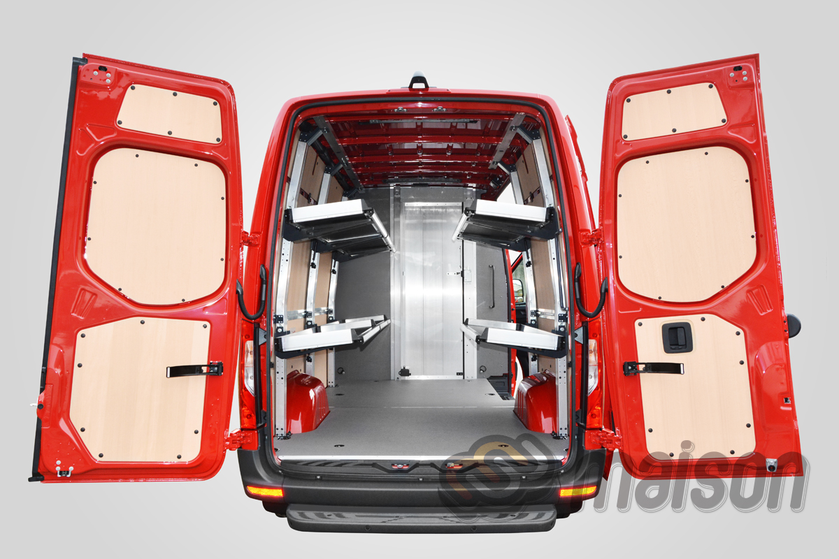 Maison_2012's tweet image. Інновації для вашого бізнесу! Стелажна система FlexRack 2.0 від Sortimo - це максимум гнучкості, ергономіки та безпеки для мобільних майстерень і кур'єрських фургонів #maison #FlexRack #Sortimo #MercedesBenzSprinter #доставка #інновації