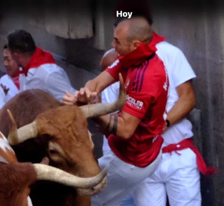 Papá qué quiere decir el capotico de San Fermín?
