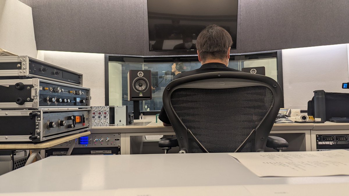 福士くん、すっごい、いい歌が録れました！