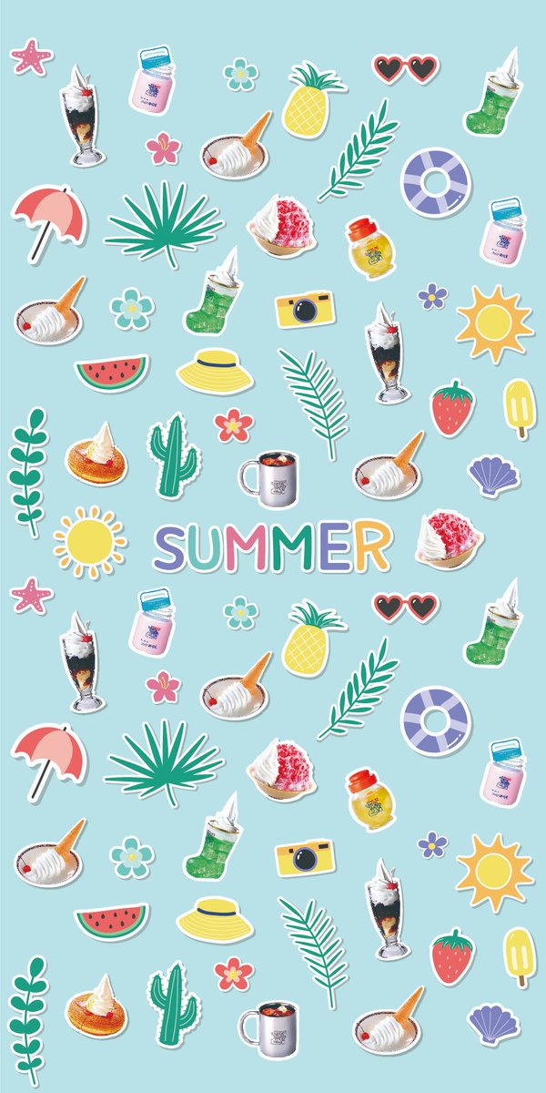 🎐夏限定 オリジナル壁紙🎐
 コメダ珈琲店の夏、感じてみませんか？
 画像保存して、スマホ画面も夏支度🌻

#コメダ珈琲店