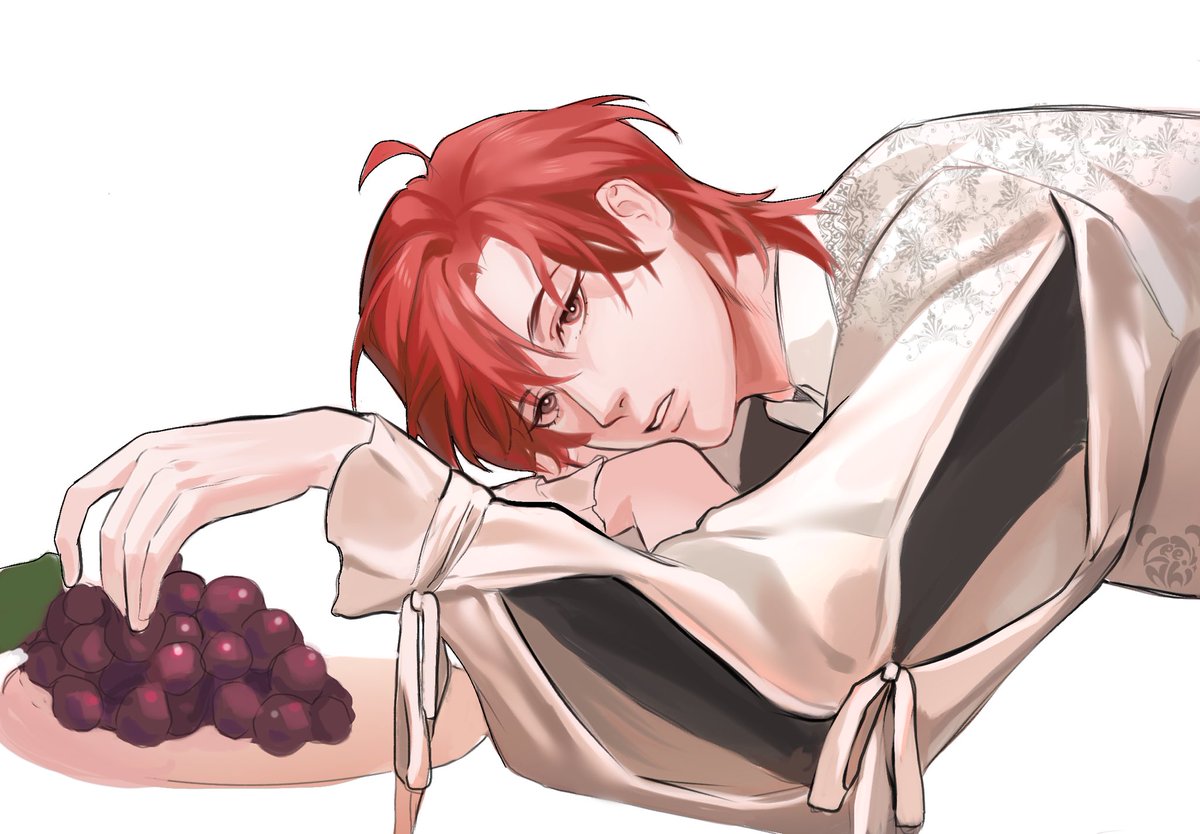 Henituselynss's tweet image. Although I was going to draw him without smiling, Cian wants him to be more ‘sexy’, hence the second version #백작가의망나니가되었다 #LCF #CaleHenituse