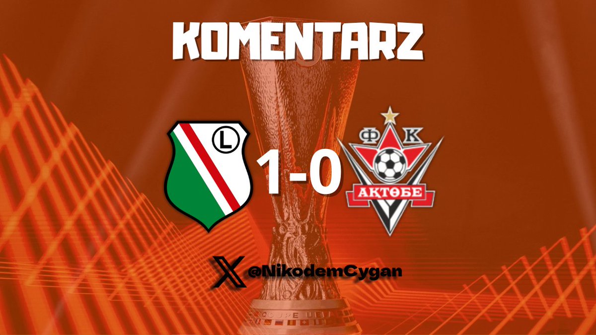 NikodemCygan's tweet photo. Legia Warszawa 1:0 Aktobe [KOMENTARZ]

Zapraszam na krótkie podsumowanie tego spotkania i jakie nastawienia przed rewanżem.

🧵👇

#LEGAKT #UEFAEuropaLeague #UEL https://t.co/pDJAnI3G5D