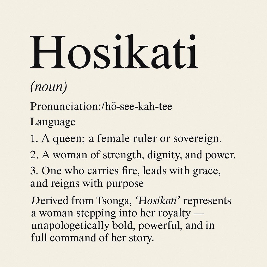 Next week Friday, <a href="/TheeFaithK/">Tati✨🤌🏽</a>’s new EP, ‘Hosikati’ is dropping. 

The 5-track EP showcases her range across Hip-Hop, Afrobeats and R&amp;B, grounded in cultural pride and lyrical confidence.