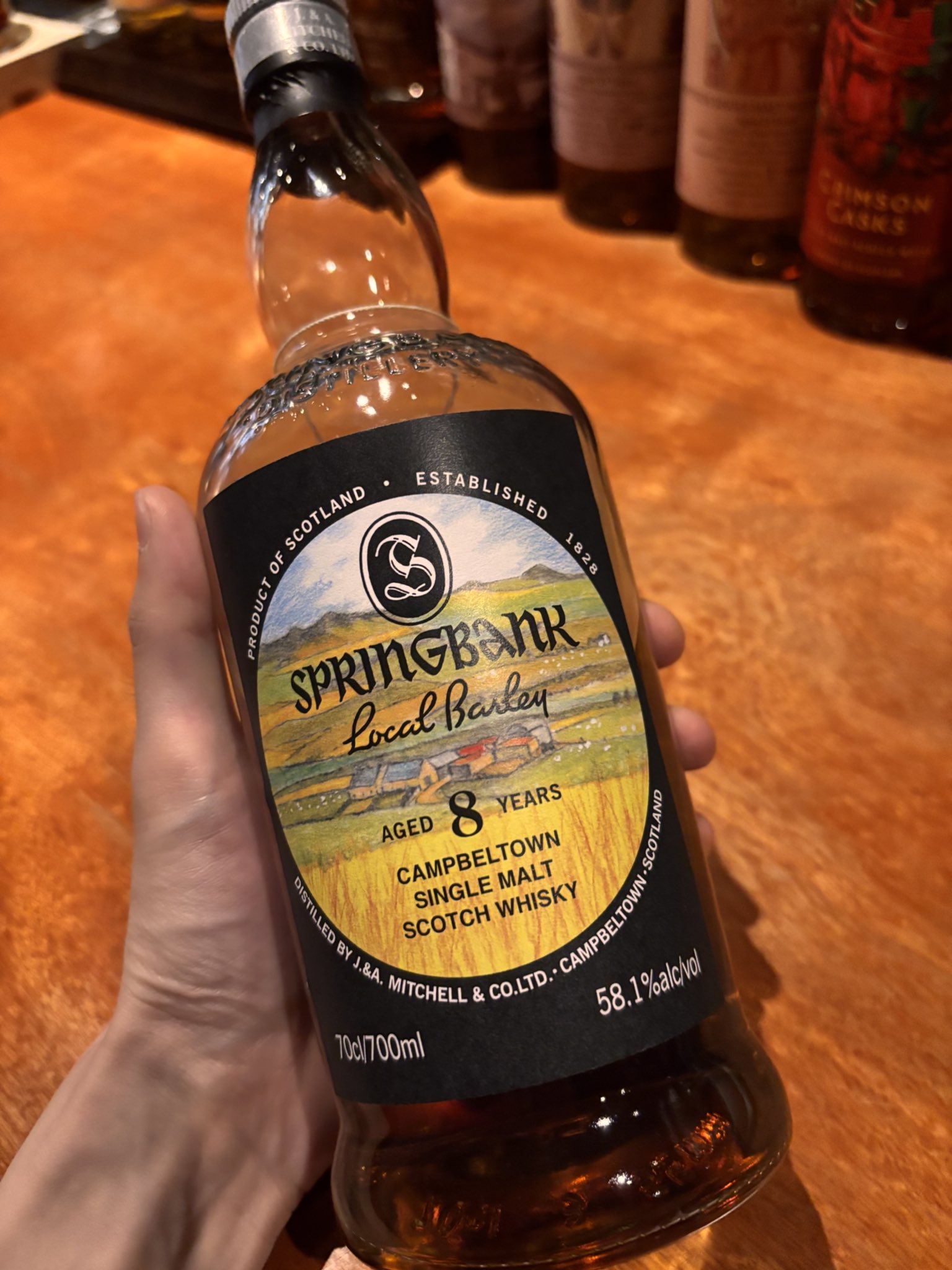 スプリングバンク　ローカルバーレイ　11年 空き瓶 OB限定 スプリングバンク11年 ローカルバーレイ 53.1％ | Bottle