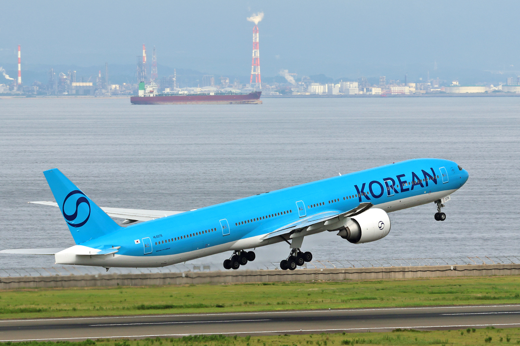 大韓航空 B777-300ER 新塗装 ギア着脱可 Aviaion 1/400 大韓航空 B777-300ER 新塗装 ギア着脱可 Aviaion 1/400