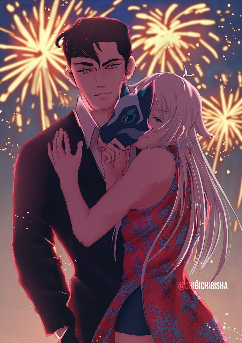 Commission of Ryou and Akira for <a href="/nexusnie/">Nitro Nex</a> ✨ I had such a blast drawing these #Sheith clones in their nice outfits hehe, thank you! ❤️