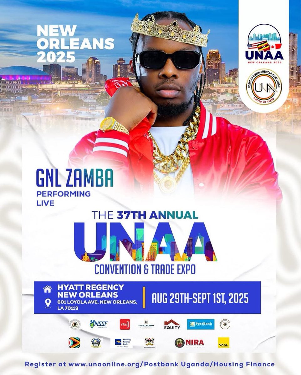 therealGnlzamba's tweet photo. Please note these #GNLZamba ♕ / @nsimbimusic dates! 

27th July Album Release Party  🇺🇬 
22nd August Bayimba Int Festival 🇺🇬 
29th August UNAA Trade Expo 🇺🇸 

#GNLHomecoming 🇺🇬🇺🇸 #Album #ZambaReturnOfTheKing #ReturnOfTheKing LIVE !!! 
Masterclass, Live performance !!! https://t.co/N4r92zfQJc