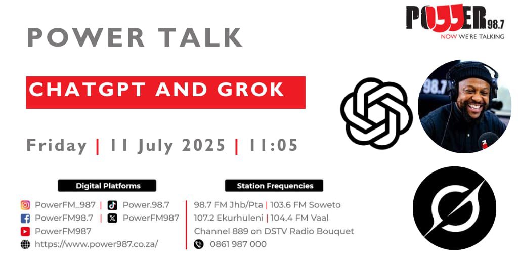ShEiGo (@elricsheigo) on Twitter photo What did you think of the panel conversation between ChatGPT and Grokās views on Racism, Israel, US, and Dance Music on Power Talkš¤? 
#PowerTalk
#ChatGPTOnPowerTalk
#GrokOnPowerTalk What did you think of the panel conversation between ChatGPT and Grokās views on Racism, Israel, US, and Dance Music on Power Talkš¤? 
#PowerTalk
#ChatGPTOnPowerTalk
#GrokOnPowerTalk