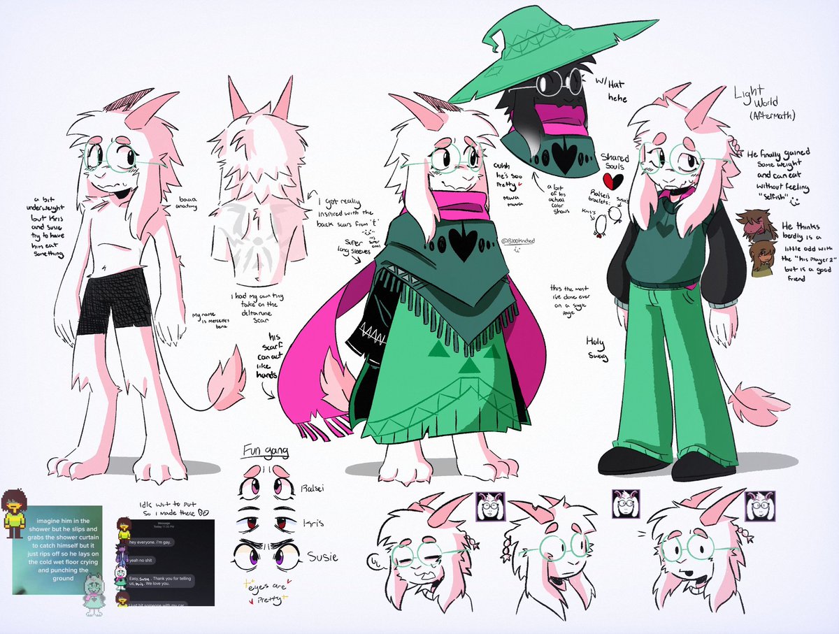 Ignore the blank on top i didn know what else to add ouuh 💔#ralsei