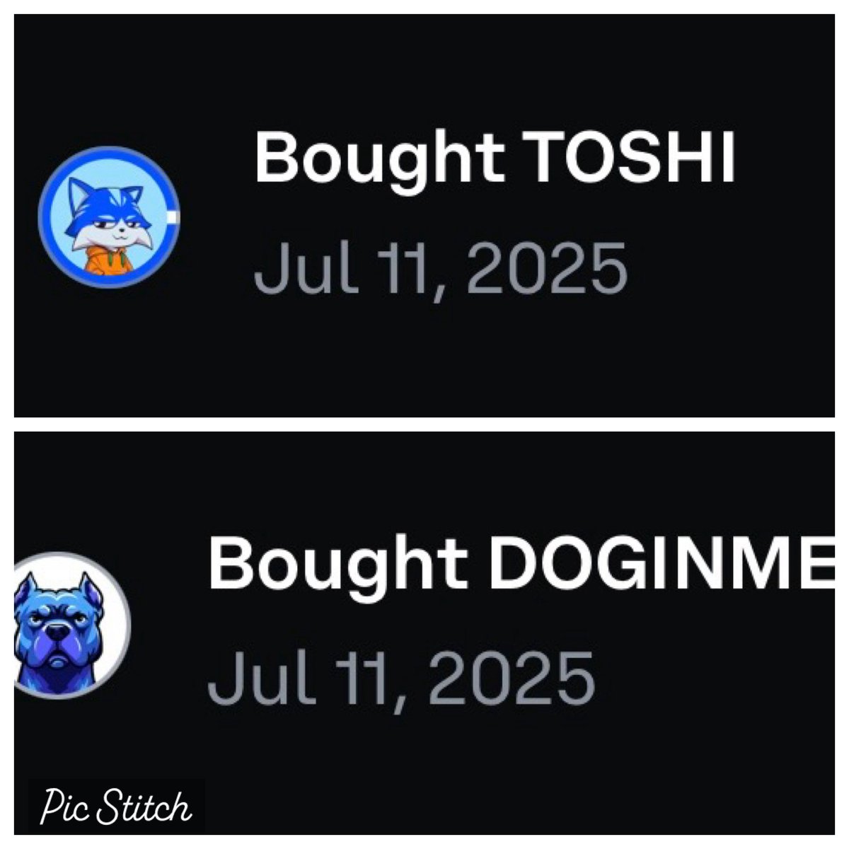 Added more catdog to the bag before the sun came up. Wake up and smell the meme coins cookin boys! #catdoginme #Toshi #Doginme