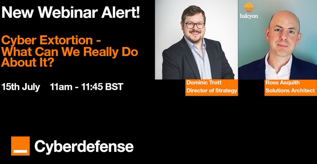 Ransomware may be an old tactic, but it's delivering new levels of disruption. 👀

Register for the final webinar in the Challenger Series -  Ransomware Edition -  for real, actionable insights, whether you're building a plan or pressure-testing one:
👉 ow.ly/yOma50WobBB
