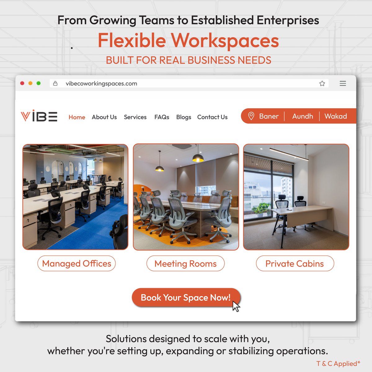 vibe_cowork's tweet image. Take your business to the next level with @Vibe_Cowork! Flexible workspaces designed to scale with your growing team. 

Book now!
🌐 vibecoworkingspaces.com
📞 +91 820 834 1339
.
.
.
#vibecoworkingspaces #letsvibe #managedofficespaces #managedoffice #workspace #officespace #pune