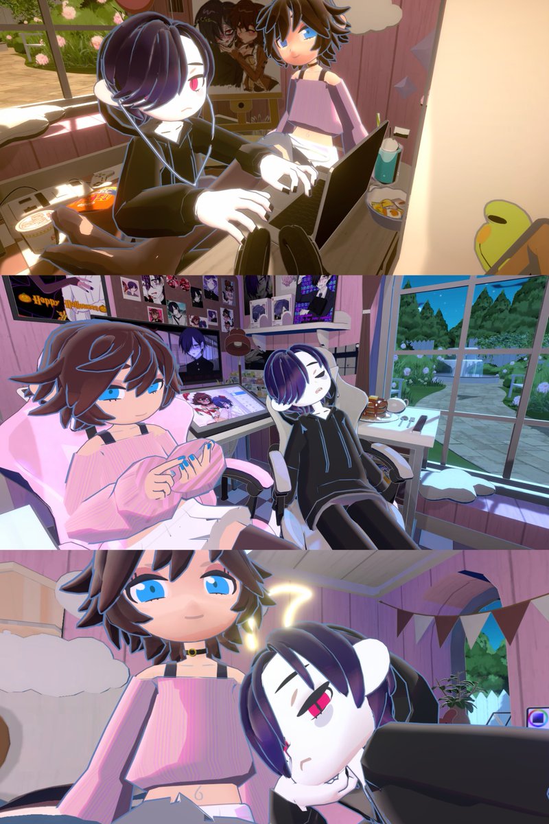 teapearl3's tweet image. 就这样挂机画了一下午稿件，有河本陪着效率都变低了（不是）
 #グラシアス活動