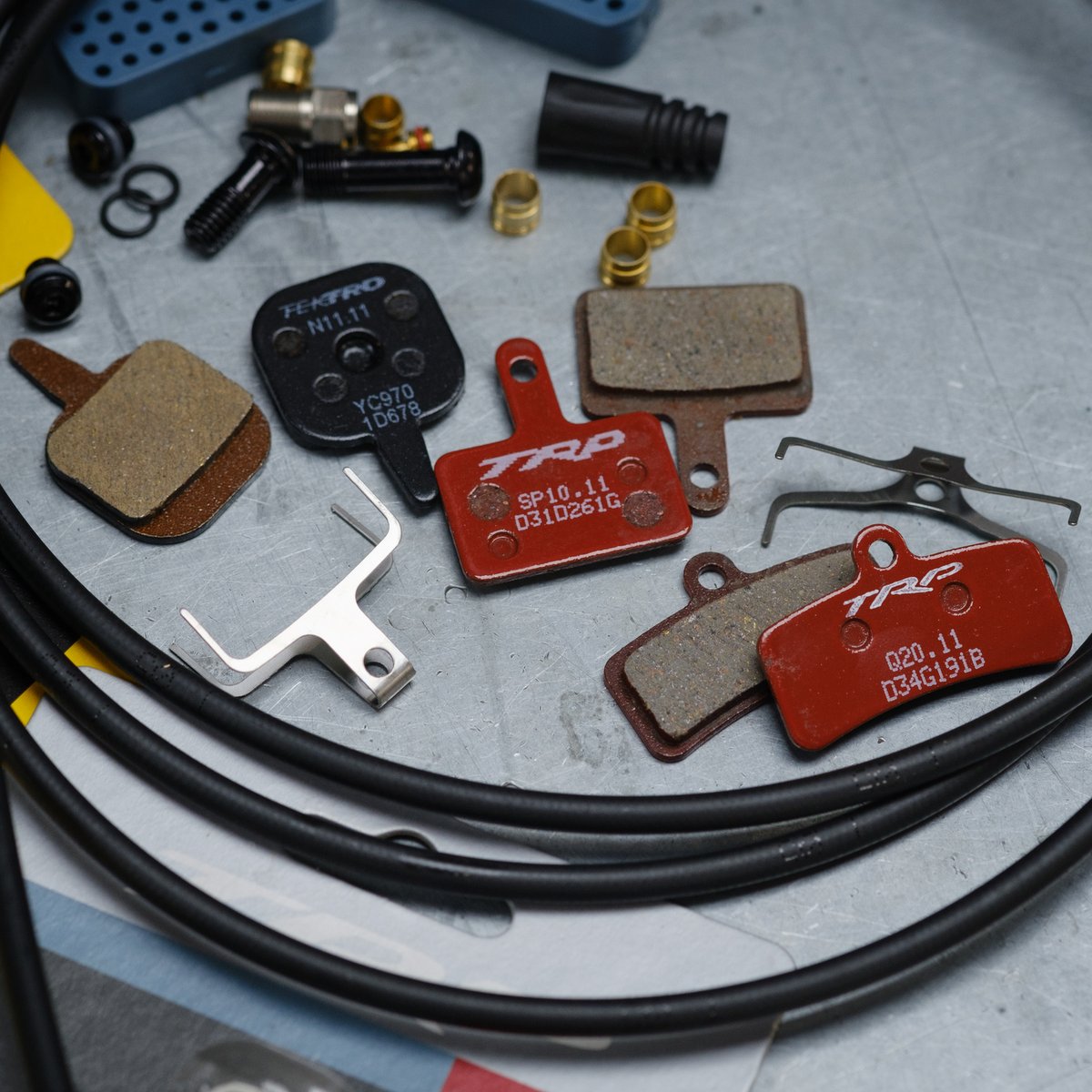 Summer riding can mean you need to make sure your brakes are working perfectly. Pads and rotors wear out. So we've created a TRP/Tektro essentials collection to help you find the right spares and make sure you can maximise your riding. 
Find out more here: upgradebikes.co.uk/Catalogue/Pump…