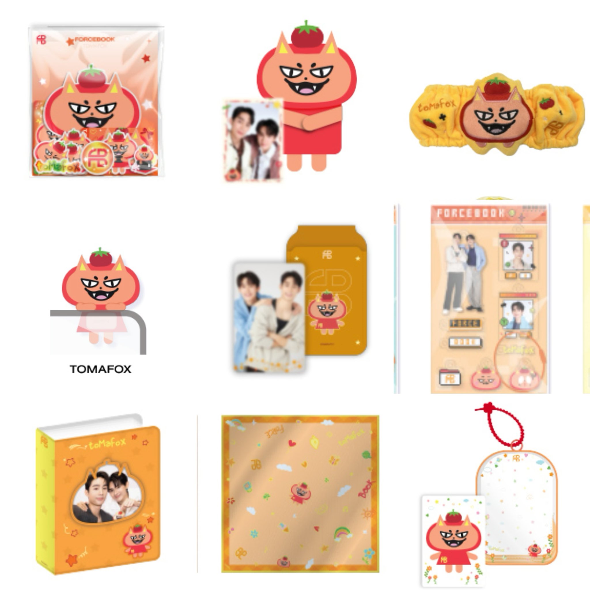 【ForceBook】tomafox ① Forcebook - Tomafox Doll Keychain | Webuybangkok