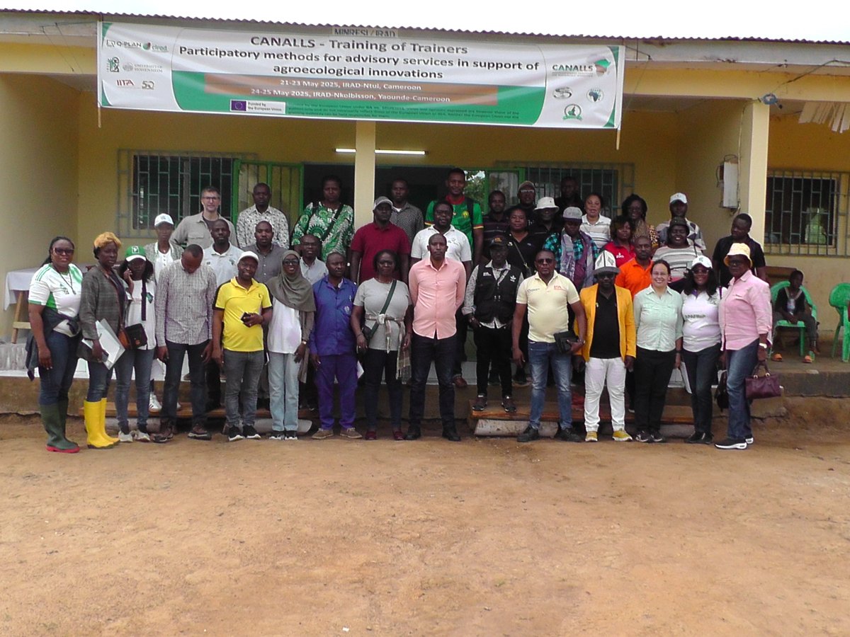 🎉 Over 30 participants and 7 co-facilitators came together in Ntui, Cameroon, for a successful 5-day Training of Trainers (ToT) programme!

👉 Let us walk you through each day: canalls-project.eu/news-events/ne…

#CANALLS #Agroecology #ToT