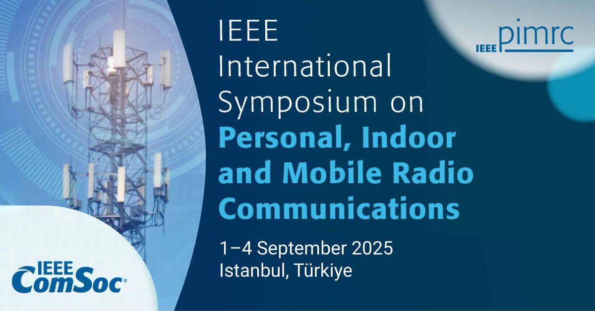 📡 <a href="/6Gntn/">6G-NTN</a> joins #PIMRC2025 in Istanbul (1–4 Sept) to help shape the future of #WirelessTechnology!

📶 As a #6GSNS-funded project, 6G-NTN is designing key enablers for integrated terrestrial &amp; non-terrestrial networks.

🔗 Stay updated: tinyurl.com/4fyexman

#IEEE #6G #NTN