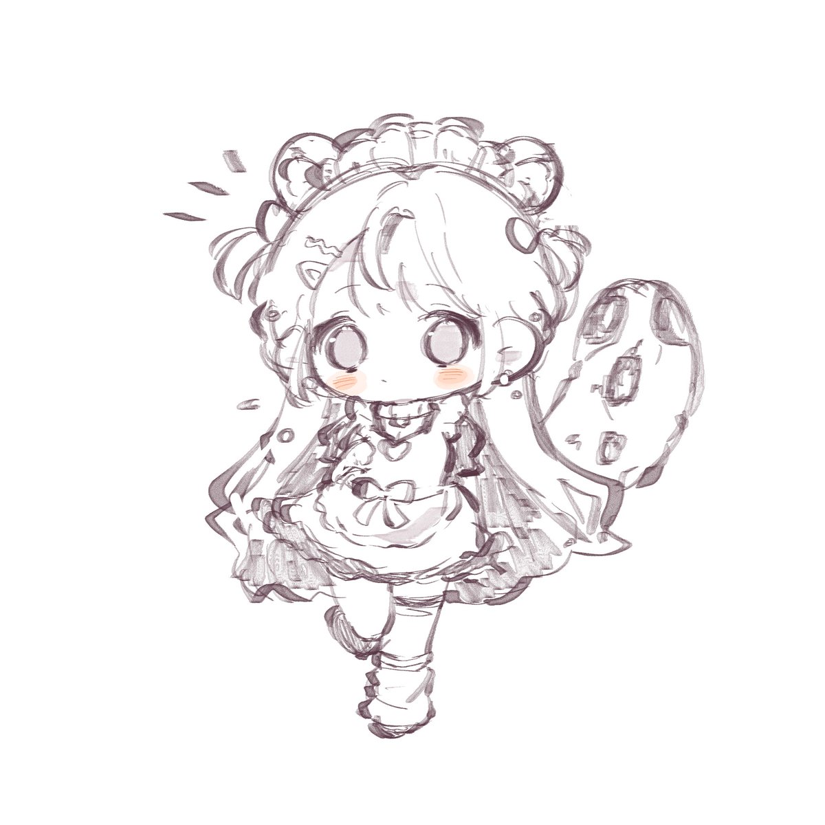 antaro_0's tweet image. rkgkメイドれんちゃん*˙ᵕ˙*

#れんちゃん描きました