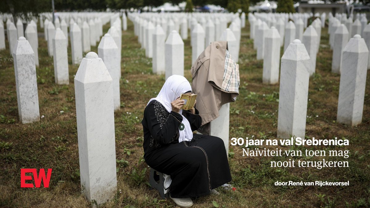 De val van Srebrenica op 11 juli 1995 doet ons weer denken aan die niet zo grappige, pacifistische decennia vlak voor én na de millenniumwisseling.

ewmagazine.nl/buitenland/ach…