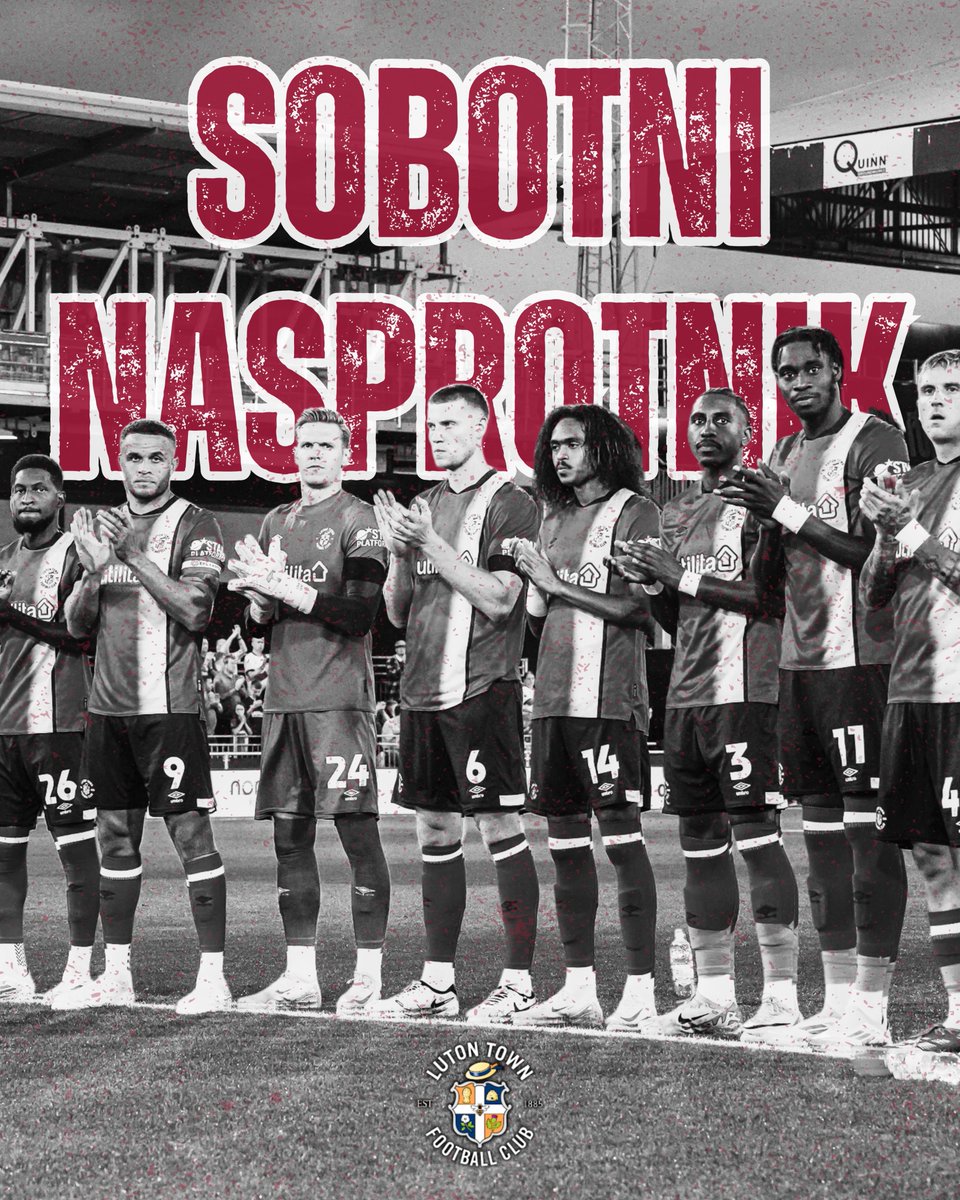 Luton Town, klub z več kot stoletno tradicijo, ki je lani igral v Premier ligi, je na pripravah v Sloveniji. V soboto ob 12:00 se bodo v ŠC Kranj pomerili s Triglavom. 
Za Triglav bo to odličen test in priložnost za dober začetek sezone. 
Vabljeni.

#gremoorli