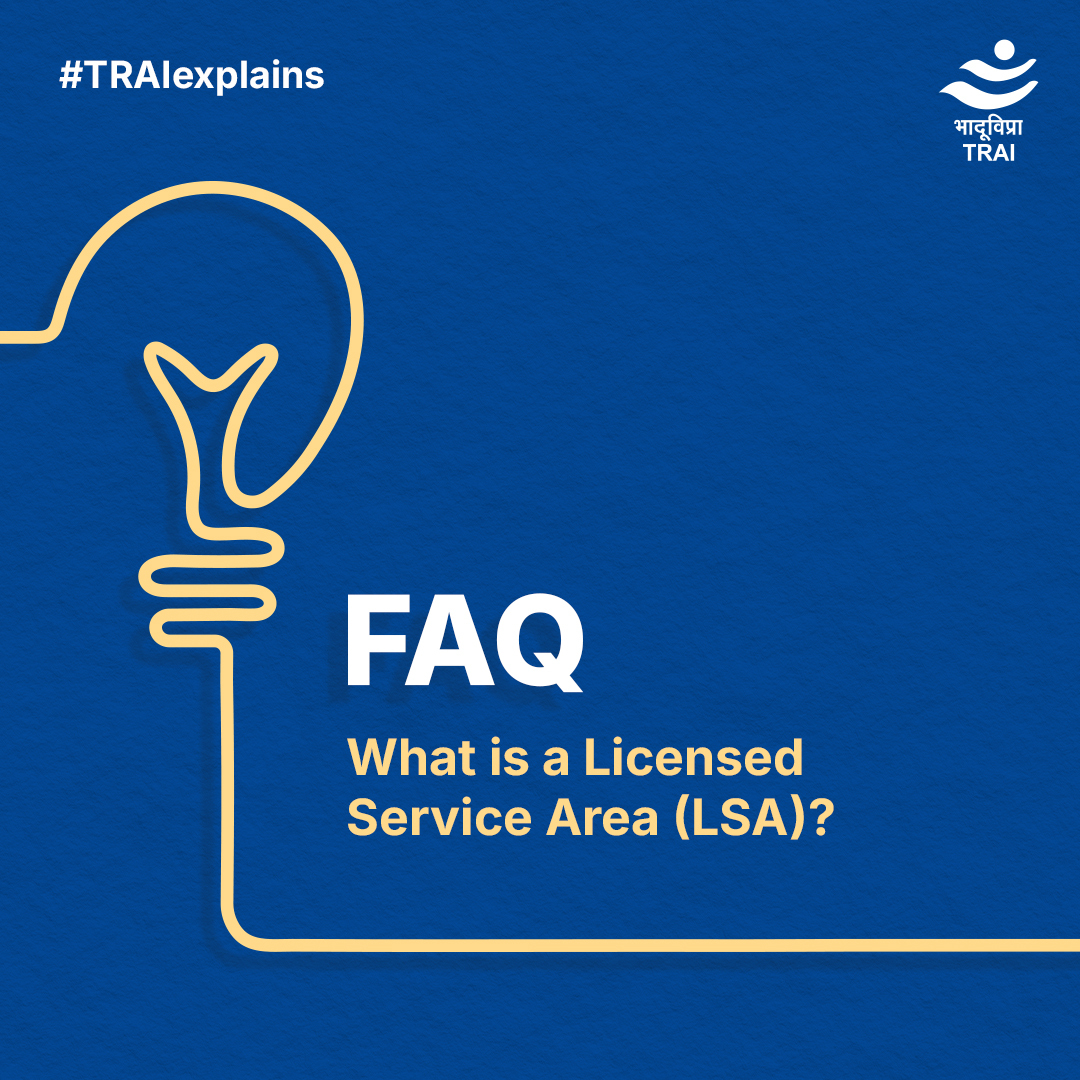 LSAs are telecom zones defined by <a href="/DoT_India/">DoT India</a> for region-specific operations, spectrum allocation and local policy. #TRAI tests service quality in each LSA to assess network performance and user experience. India currently has 22 LSAs.
#FAQFriday #DriveTestIndia #TelecomFacts