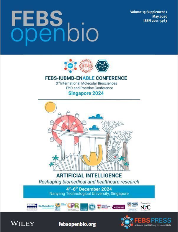 FEBSOpenBio's tweet image. The meeting report and abstracts from the 'FEBS-IUBMB-ENABLE 3rd International Molecular Biosciences PhD and Postdoc Conference' are now available in our latest Supplement Issue
🔗Read them here: buff.ly/BlqwazD
🧠Theme: ARTIFICIAL INTELLIGENCE – Reshaping biomedical…