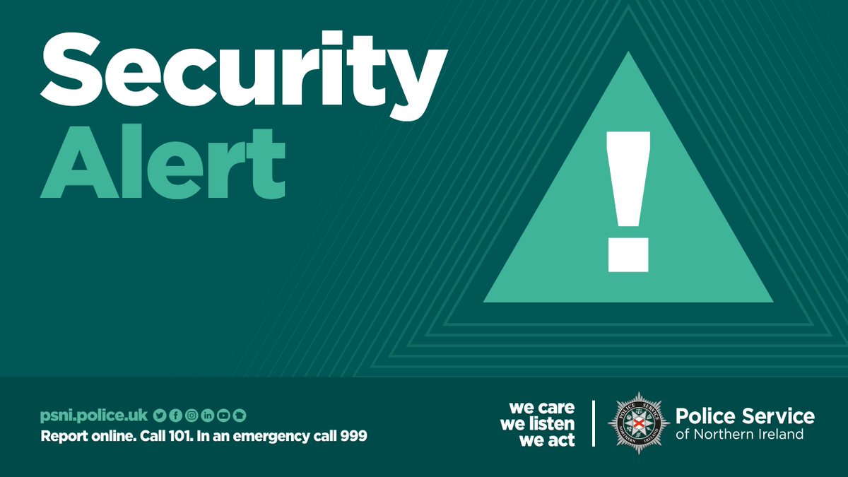 PSNIBelfastW's tweet image. We are at the scene of a security alert in the Colinvale area of Dunmurry following the report of the discovery of a suspicious device this morning.
Cordons are in place and the public is advised to avoid the area. Homes have been evacuated. Update to follow in due course.