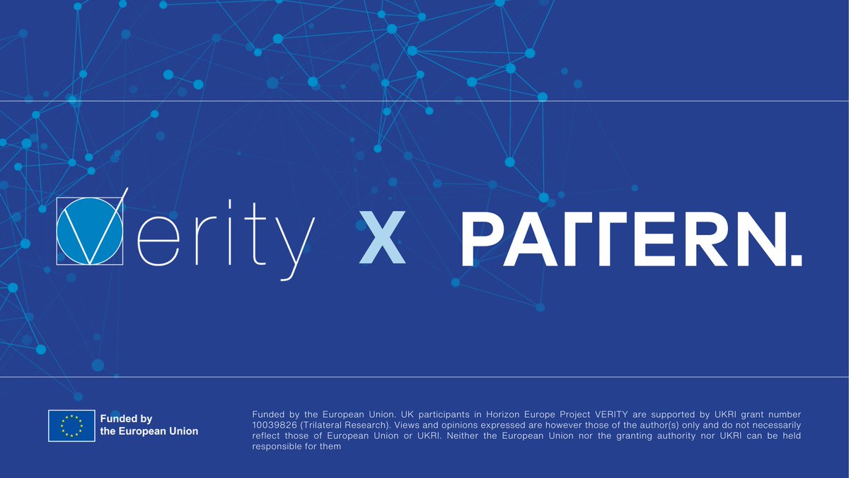 VERITY (@verityeu) on Twitter photo 🤝 Collaboration in action: #PATTERN × #VERITY
We're proud to be featured as a Similar Initiative on PATTERN's site, highlighting shared values around trust, transparency & responsible research.
🔗 Read more: pattern-openresearch.eu/news/updates-f…. 🤝 Collaboration in action: #PATTERN × #VERITY
We're proud to be featured as a Similar Initiative on PATTERN's site, highlighting shared values around trust, transparency & responsible research.
🔗 Read more: pattern-openresearch.eu/news/updates-f….