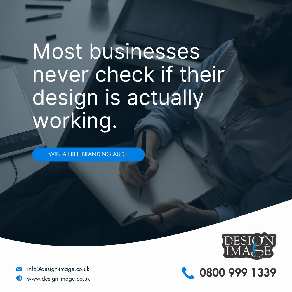 DesignImageLtd's tweet image. When did you last check if your design’s working?

We’re giving one business a #free #design audit.

Tag a brand to enter 👇 Winner this week.