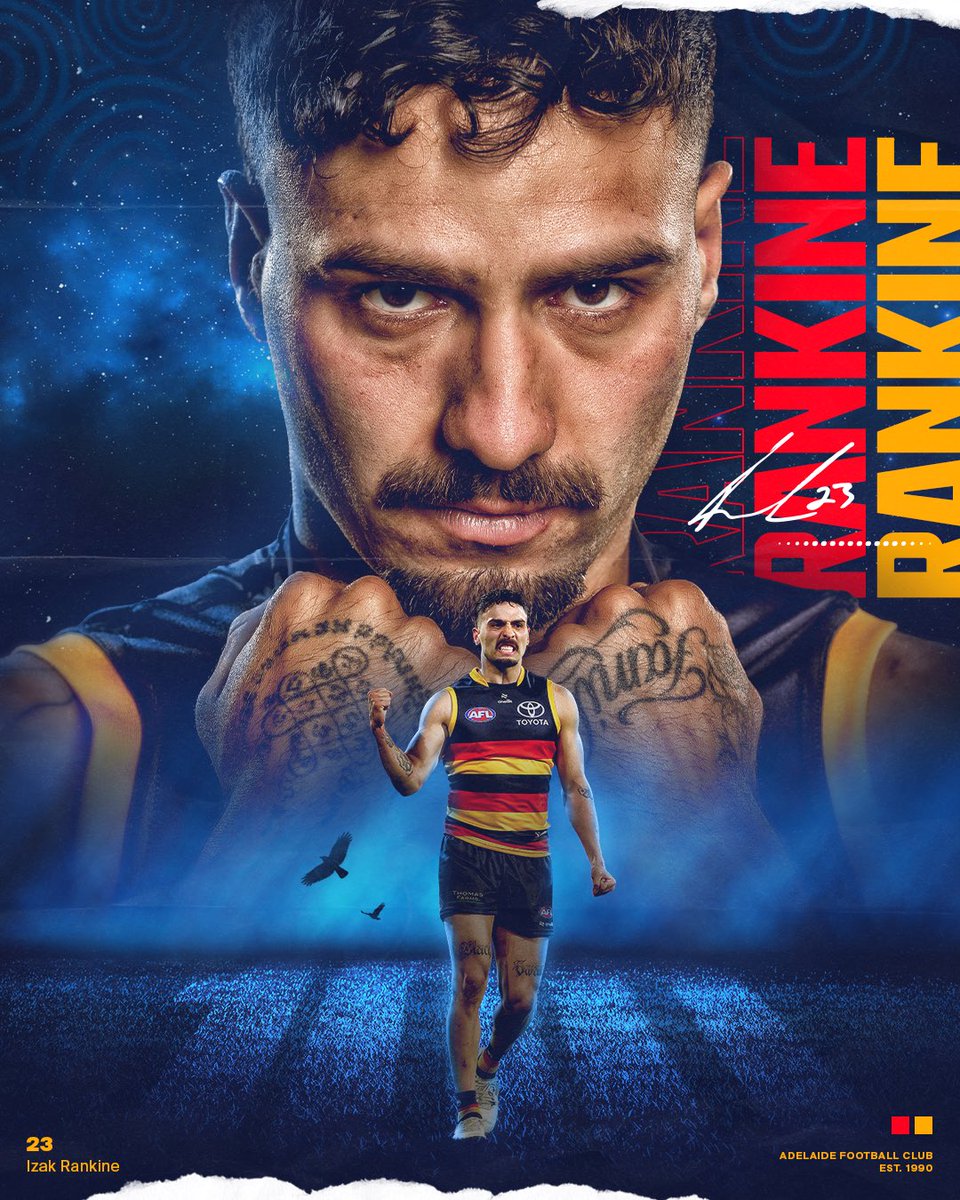 Adelaide_FC's tweet image. Built different since game 1.

Congrats on 100 games, Izak Rankine 💙