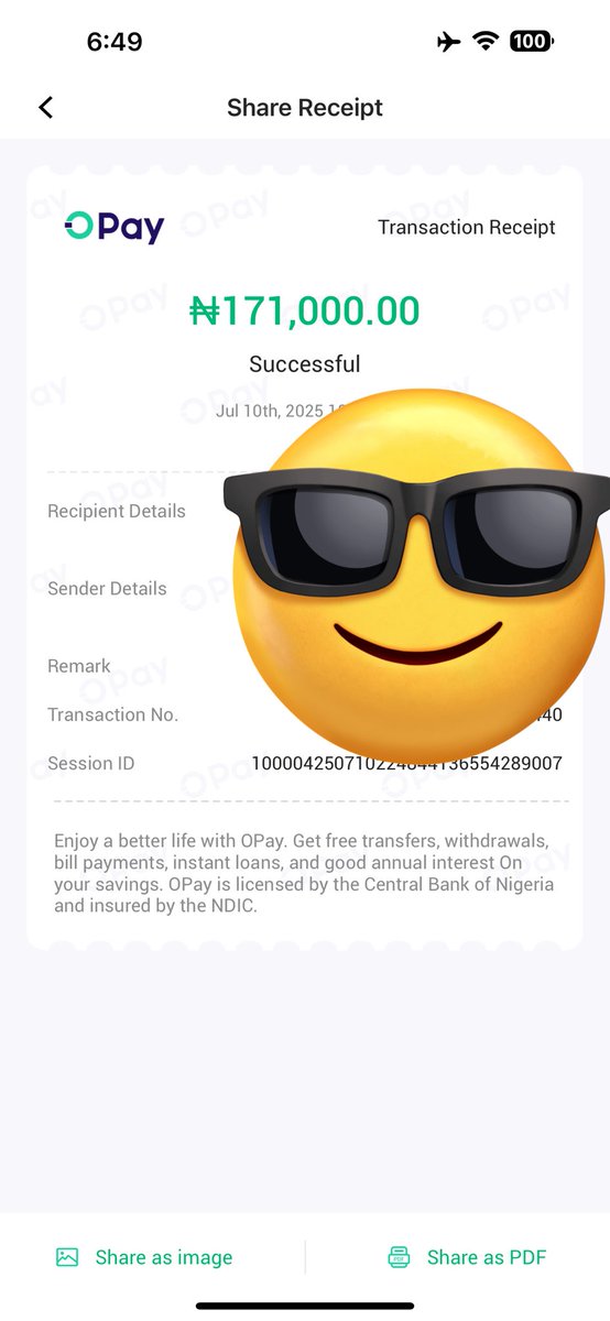 Retweet and send your Opay accounts