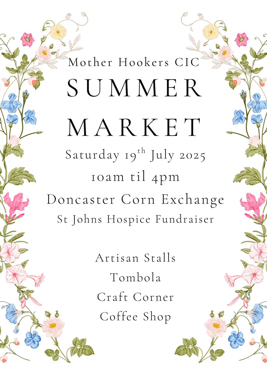 Just one week until this lovely event on 19 July for our #hospice #charity! Our #Fundraising Team will be there with our Rainbow Ribbons, if you'd like to make a dedication. Please pop along and support all of these fabulous stalls.