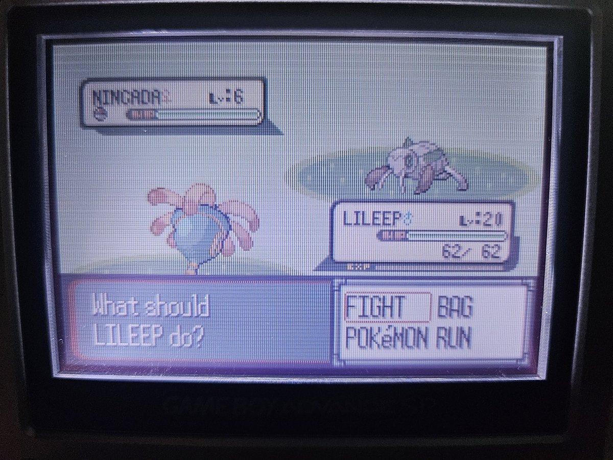 SHINY LILEEP !!! im tweaking one of my favourite fossil shinies i cant wait to evolve him 🙏🏼