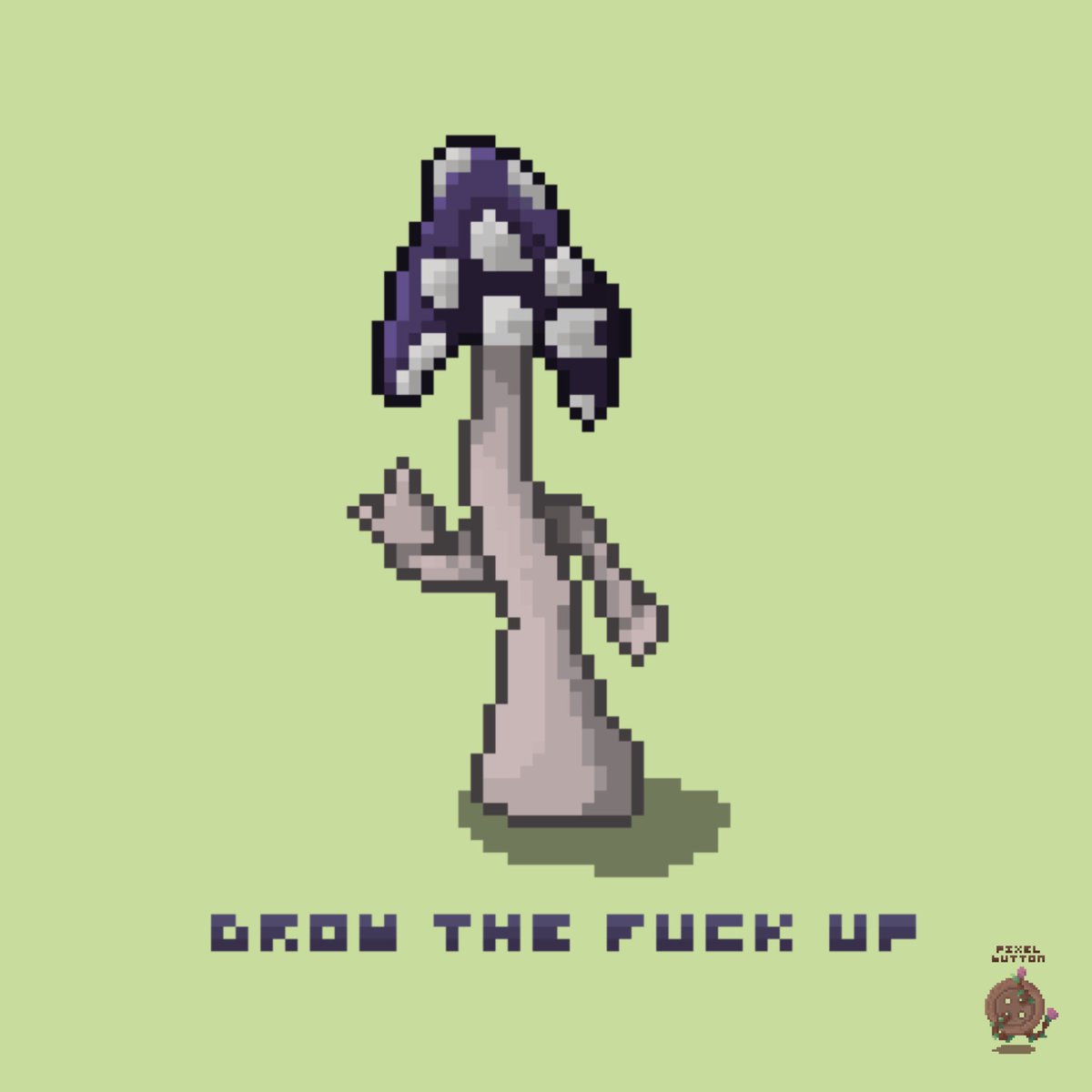 Pixel_Button's tweet image. really satisfied by how the lil hand came out on this 🖤

#pixelart #pixelartist #digitalart #mushroom