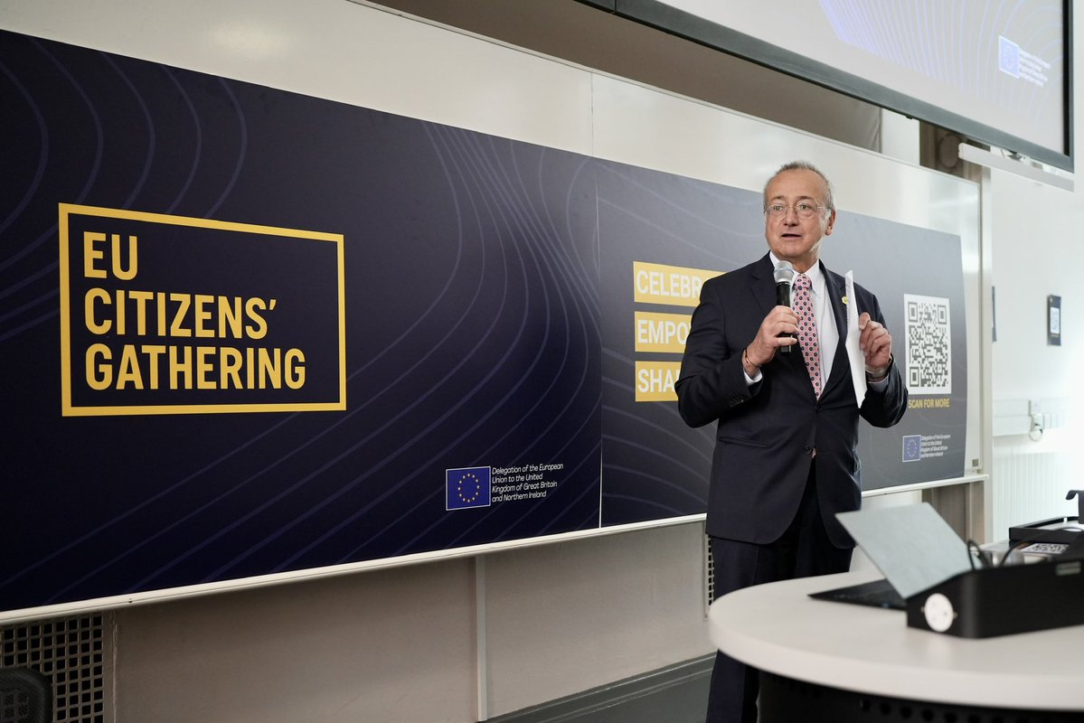 PedroSerranoEU's tweet image. “The EU Citizens’ Gathering celebrates the remarkable contribution of EU citizens to UK society & to EU–UK relations. Citizens have always been & remain, at the heart of the EU–UK relationship — weaving our societies together.” - my opening remarks at the #EUCitizensGathering