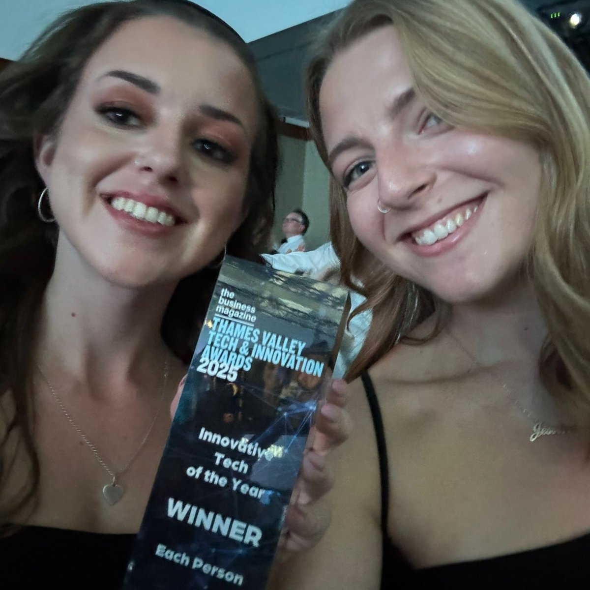 Each Person (@_eachperson) on Twitter photo Innovation recognised: A proud moment for our team 🎊
Last night, we had the pleasure of attending the Thames Valley Tech and Innovation Awards 2025, and we’re over the moon to share that we won Innovative Tech Company of the Year! 🏆
Thank you <a href="/TheBusinessMag/">@TheBusinessMag</a>
#TVTIA25 Innovation recognised: A proud moment for our team 🎊
Last night, we had the pleasure of attending the Thames Valley Tech and Innovation Awards 2025, and we’re over the moon to share that we won Innovative Tech Company of the Year! 🏆
Thank you <a href="/TheBusinessMag/">@TheBusinessMag</a>
#TVTIA25
