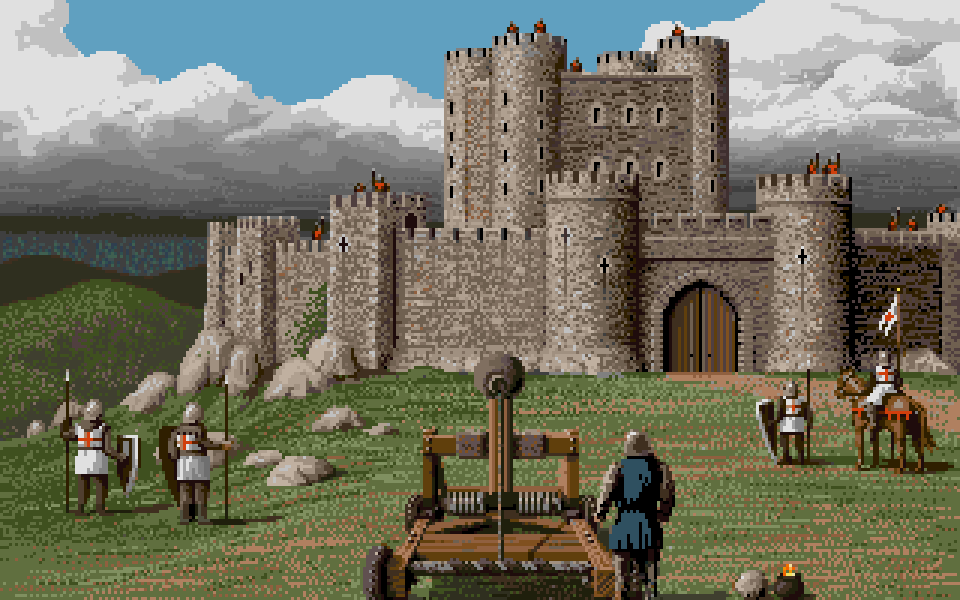 Gamrok's tweet photo. When you've lost the house keys 🗝️ 🙃

#DefenderOfTheCrown #Cinemaware #Mirrorsoft #RetroGaming #Amiga #AtariST #DOSGaming #AppleII #Macintosh #Commodore64 #AmstradCPC #PixelArt #JamesSachs https://t.co/vLeOSzNPgc