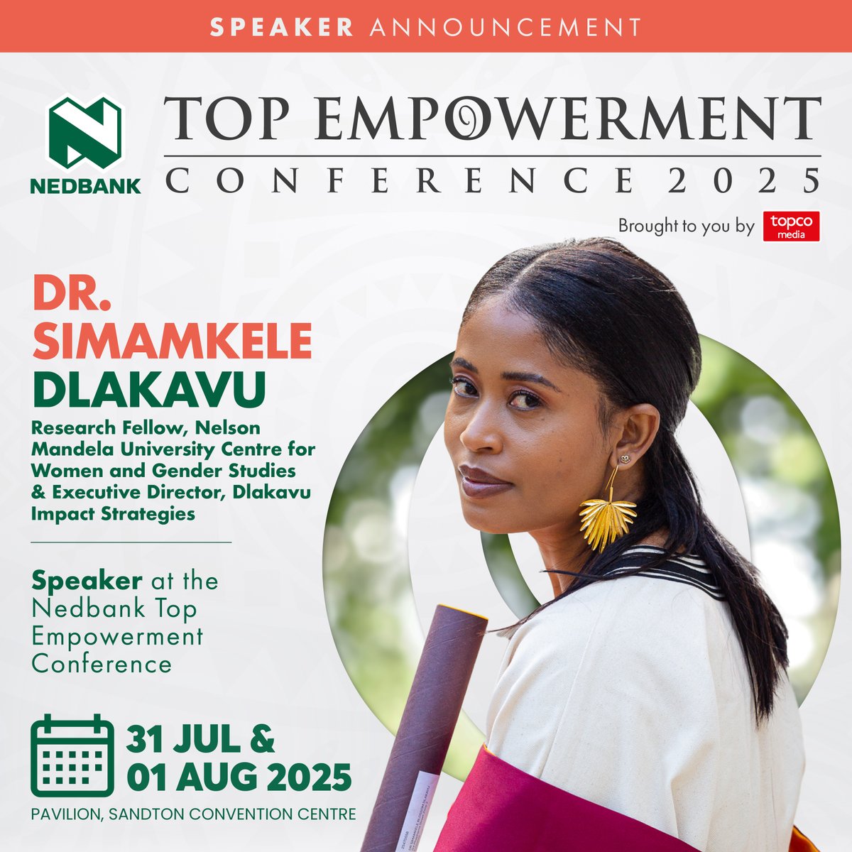 TopEmpowerment (@topempowerment) on Twitter photo Unpack African feminist organising, citizenship, and inclusive development at #NedbankTopEmpowerment 2025.
A scholar-activist & former <a href="/CWGS_MandelaUni/">Centre for Women and Gender Studies - MandelaUni</a> Fellow, <a href="/simamkeleD/">Dr. Simamkele Dlakavu (PhD)</a>’s work centres on the political power of grassroots movements.
Be there: hubs.la/Q03vng0X0 Unpack African feminist organising, citizenship, and inclusive development at #NedbankTopEmpowerment 2025.
A scholar-activist & former <a href="/CWGS_MandelaUni/">Centre for Women and Gender Studies - MandelaUni</a> Fellow, <a href="/simamkeleD/">Dr. Simamkele Dlakavu (PhD)</a>’s work centres on the political power of grassroots movements.
Be there: hubs.la/Q03vng0X0