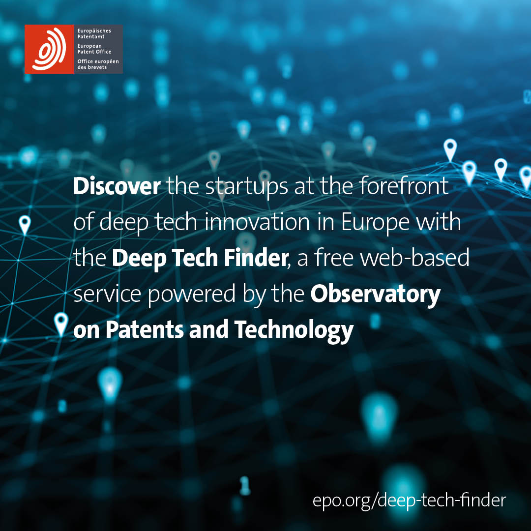 EPOorg's tweet image. Save hours of research ⏳ 

With our free tool, the #DeepTechFinder, you can:
🔍 Search startups by university or investor
🧪 Filter by technology or patent status
📄 Explore patent portfolios in seconds

📱 Now also available in your app store: bit.ly/3WW88W9