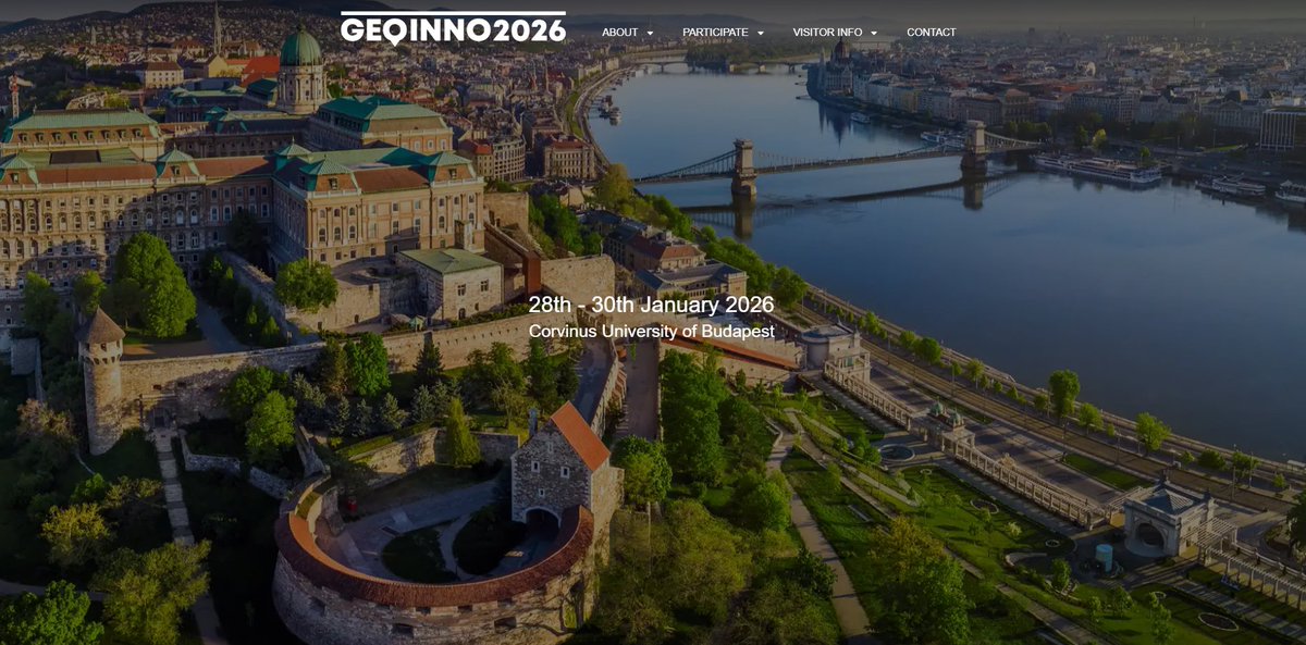 geoinno2026's tweet image. Final reminder 🚨
@geoinno2026 call for papers closes this Monday, July 14th
Whether you’re an early-career researcher or an established scholar, this is your chance to share your ideas, connect with the int'l community & drive the conversation forward
geoinno2026.com