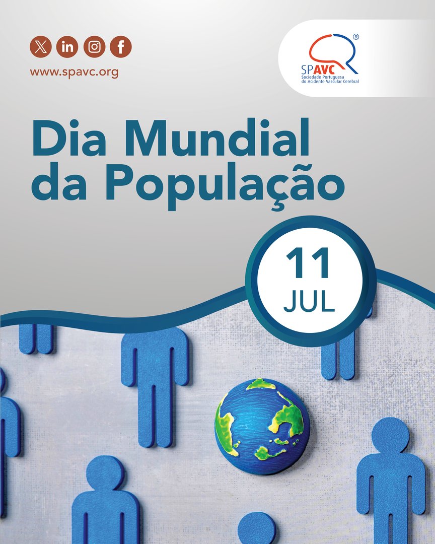 SPAVC_pt's tweet image. Neste Dia Mundial da População, olhamos para a realidade demográfica de Portugal. 🇵🇹👥
Leia no Facebook da SPAVC algumas características da população portuguesa e qual a sua relação com a incidência de AVC.
#SPAVC #DiaMundialPopulação