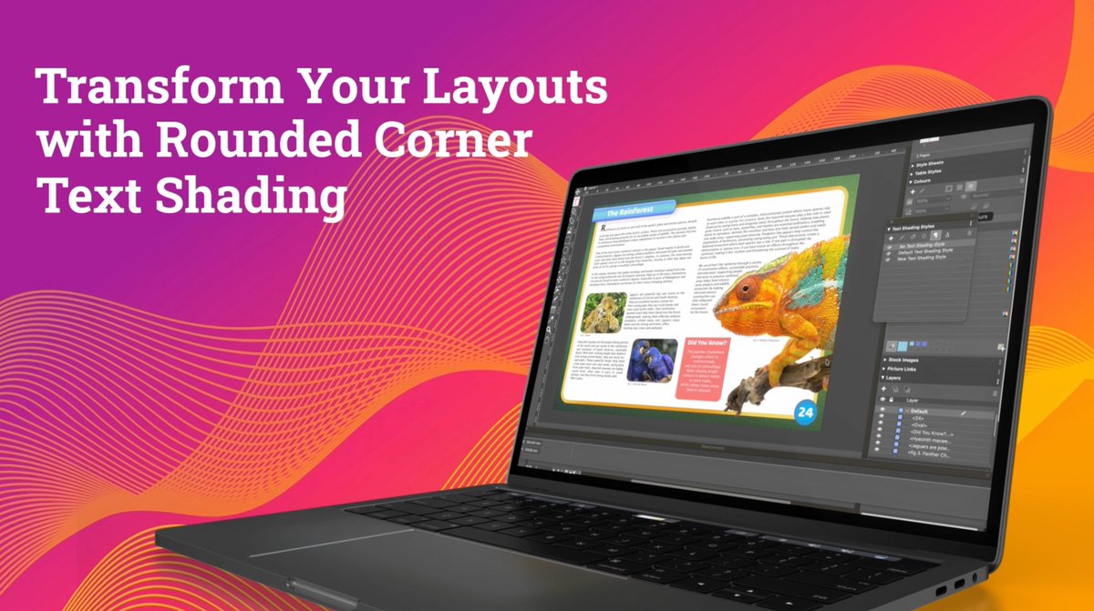 QuarkXPress's tweet photo. QuarkXPress continues to raise the bar on typography.  🔥 

Improve your text shading by applying rounded corners to make your layouts more expressive and creative.

#TextShading #DesignTools #RoundedCorners #DesignExperience https://t.co/SKxNROSvST